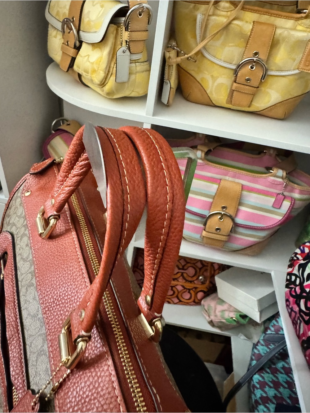 Coach Millie Colorblock Satchel - Picture 4 of 10